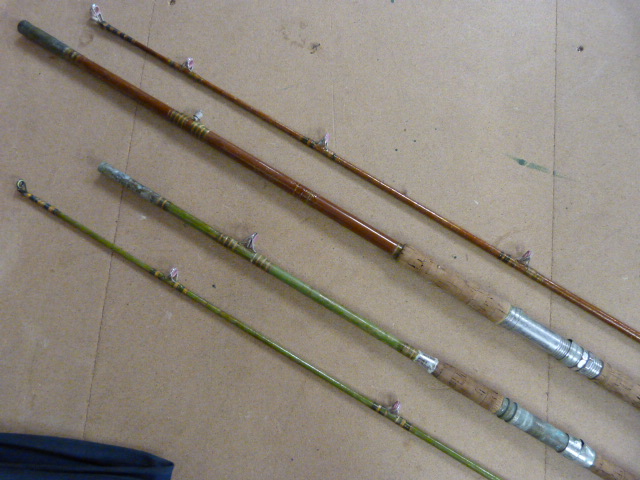 Antique Fishing Rods - Milbro Bamboo rod in case along with one other - Image 3 of 3