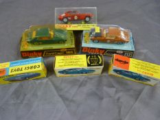 Collection of Ford Capri Toy cars to include Dinky Capri 165, Dinky Ford Capri Rally Car 213,