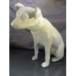 Cast metal model of 'Nipper' the HMV dog