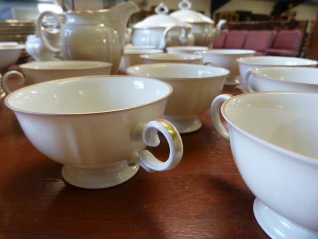 Bavarian part dinner service along with similar Harlequin set of Carstens Porcelain china - Image 10 of 10