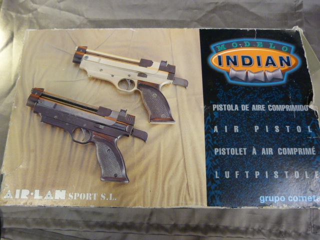 Cometa Indian Air Pistol .177 single stroke in original box