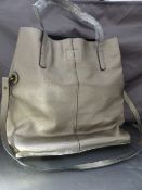 Kris-Ana metallic silver handbag with original Dust Sleeve
