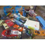 Collection of Loose Die-cast Toy cars to include Concorde etc