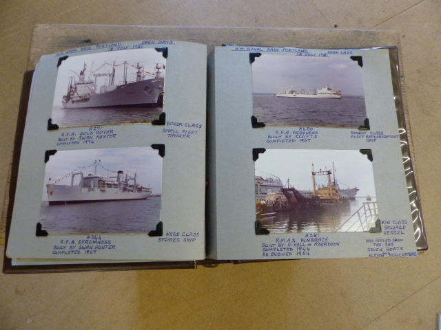 Photograph album from the 1970's containing ships such as (Portland Navy Day's) - HMS Zulu, SS Great