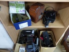 Collection of vintage photographic printing equipment along with camera's etc - To include an