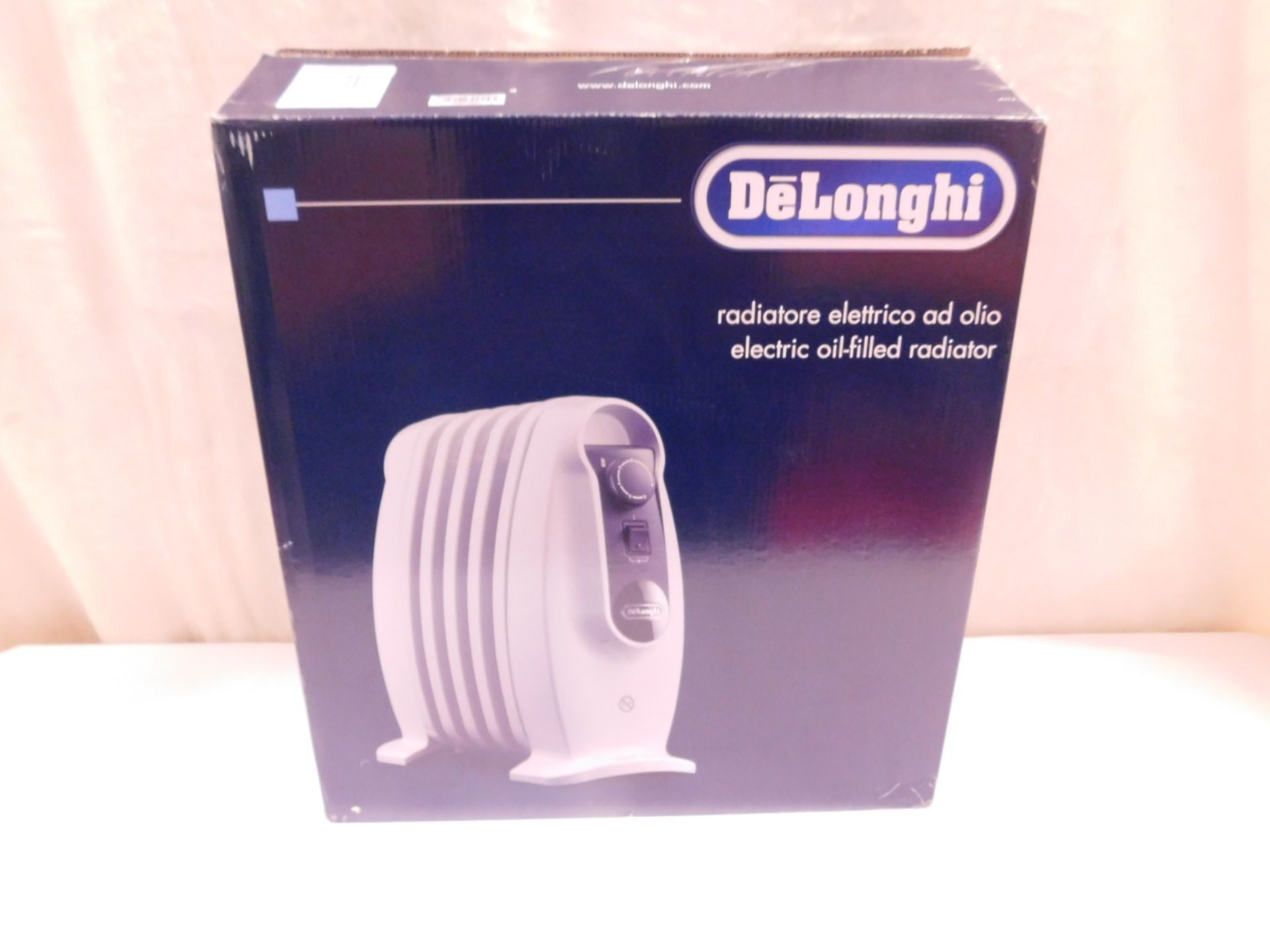 1 BOXED DELONGHI NANO SPEED WARM ELECTRIC RADIATOR RRP £89.99