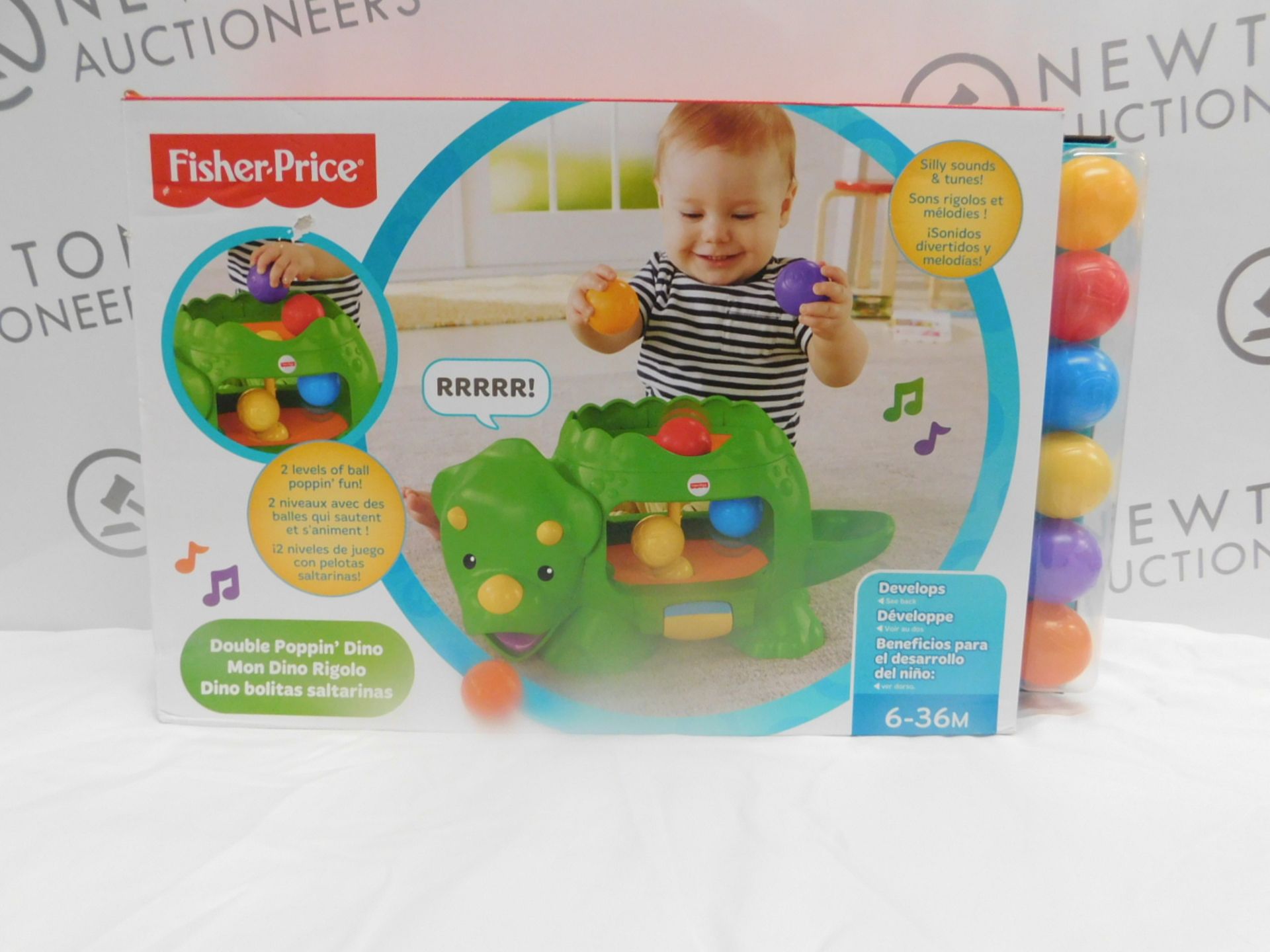 1 BOXED FISHER PRICE DOUBLE POPPIN' DINO RRP £49.99