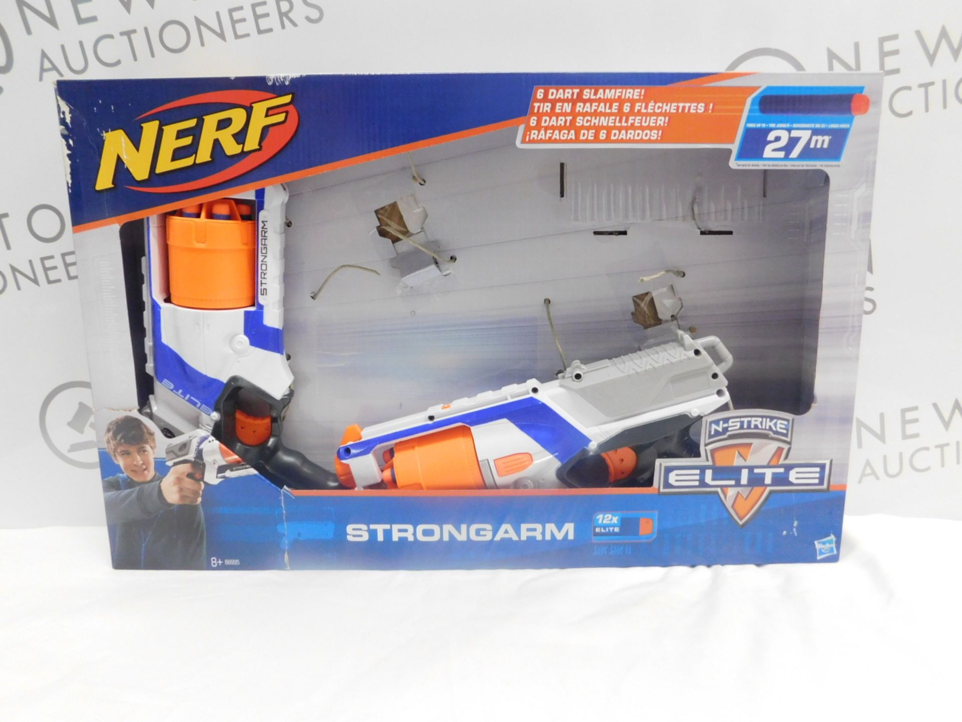 1 BOXED NERF STRONGARM ELITE GUN RRP £59.99