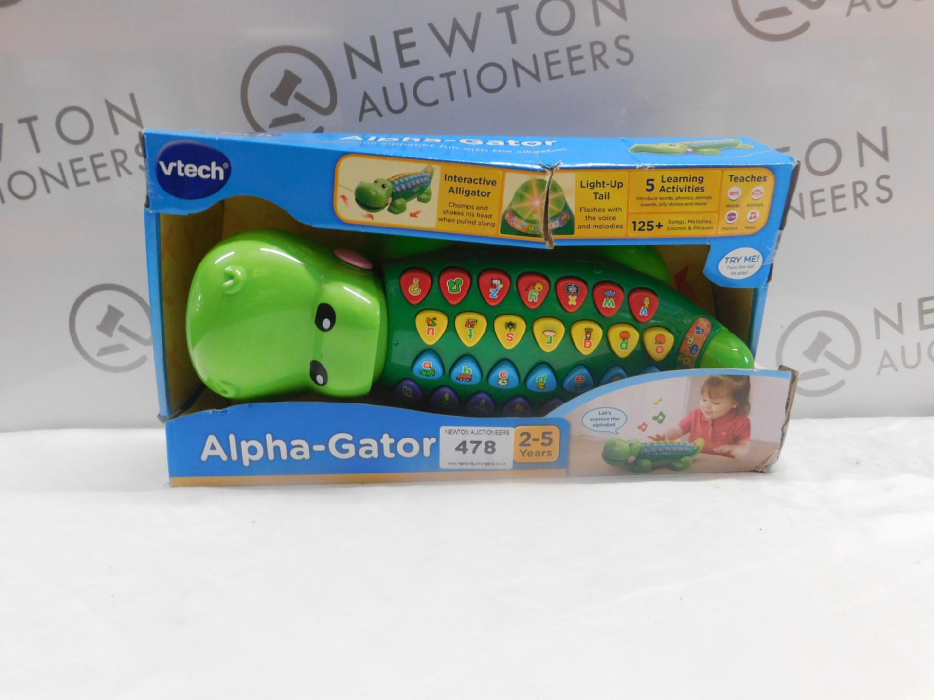1 BOXED VTECH ALPHA-GATOR TOY RRP £39.99