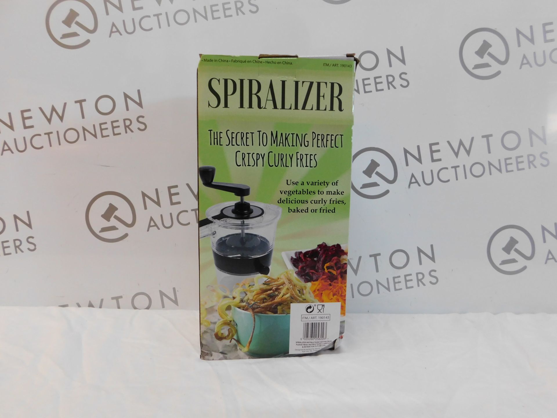 1 BOXED SPIRALIZER FOR THEM PERFECT CRISPY CURLY FRIES RRP £24.99