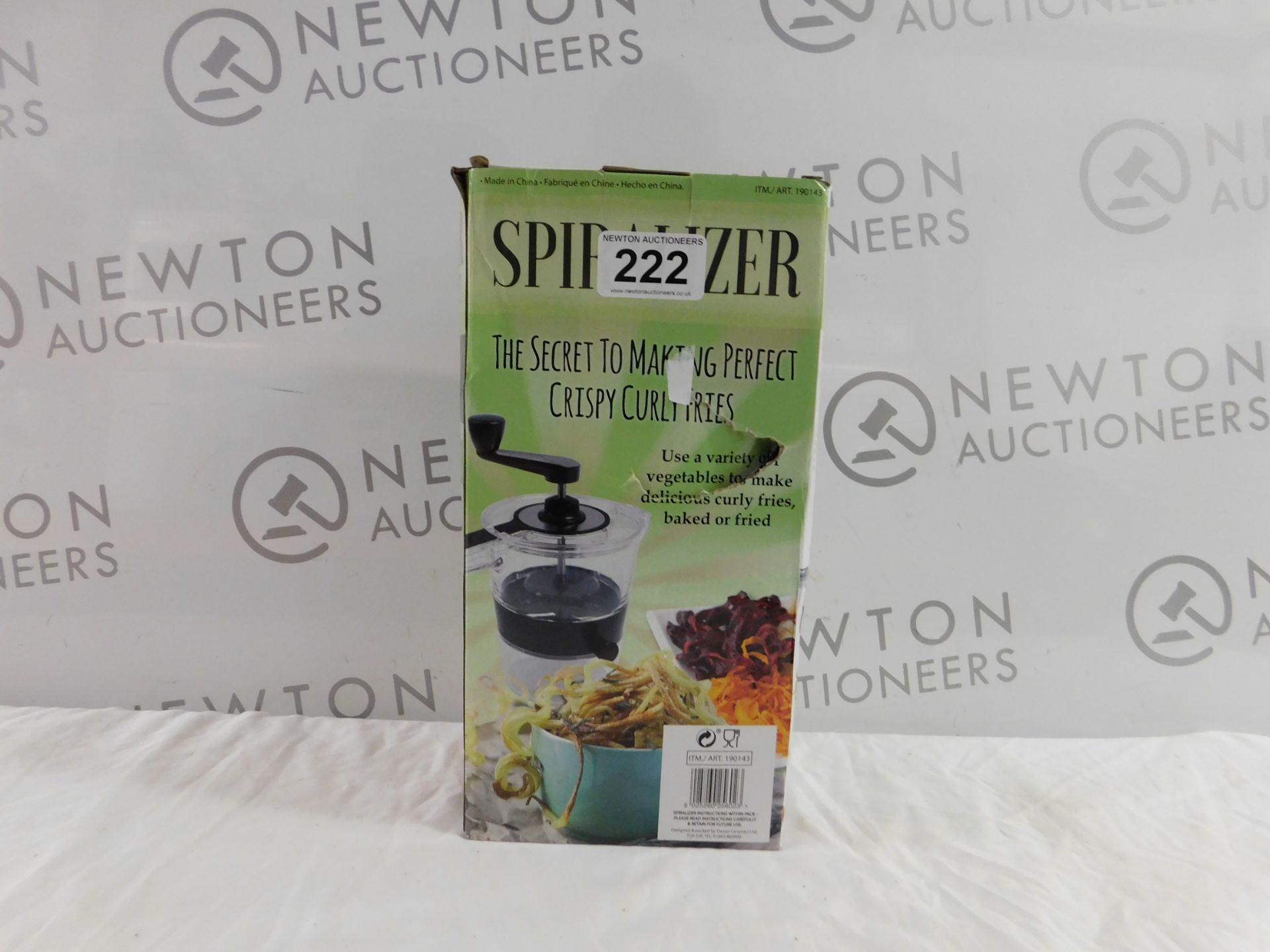 1 BOXED VEGETABLE SPIRALIZER FOR THEM PERFECT CURLY SIDES RRP £24.99