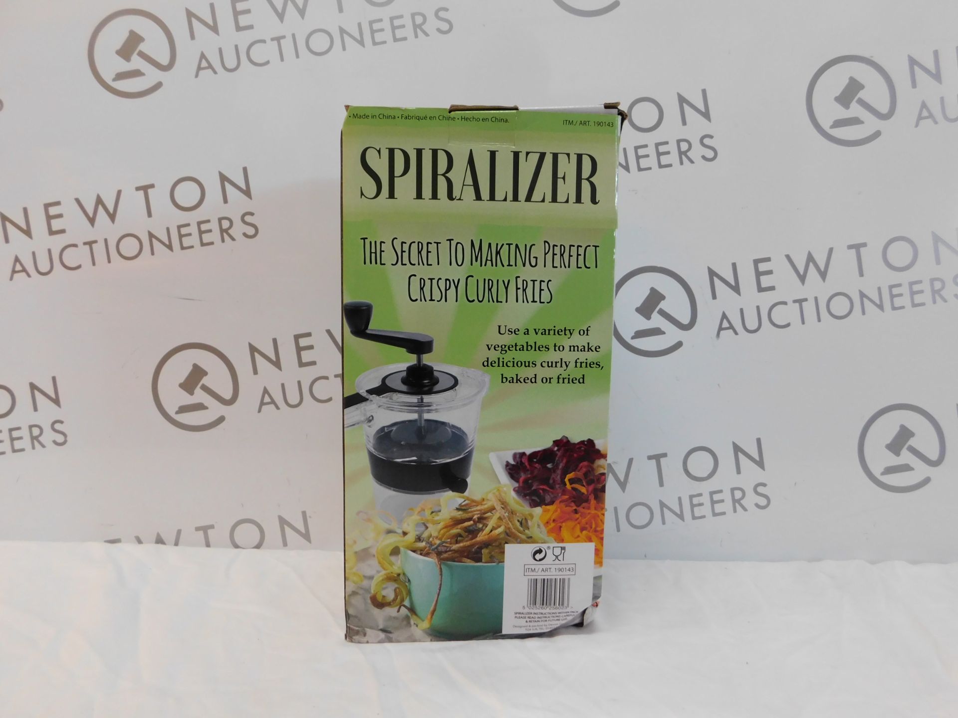1 BOXED SPIRALIZER FOR THEM PERFECT CRISPY CURLY FRIES RRP £24.99