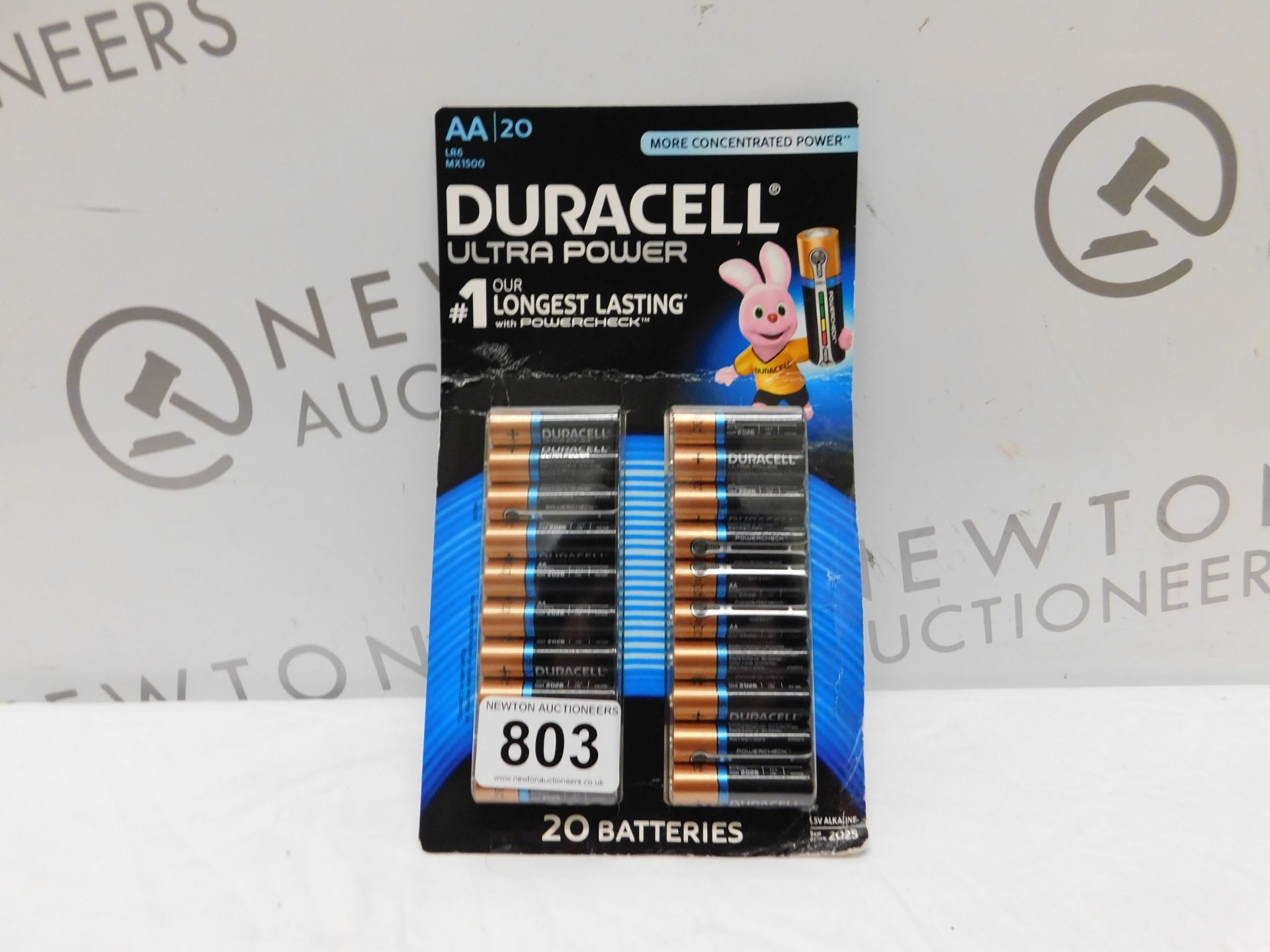 1 PACK OF APPROX 20 DURACELL AA BATTRIES RRP £49.99