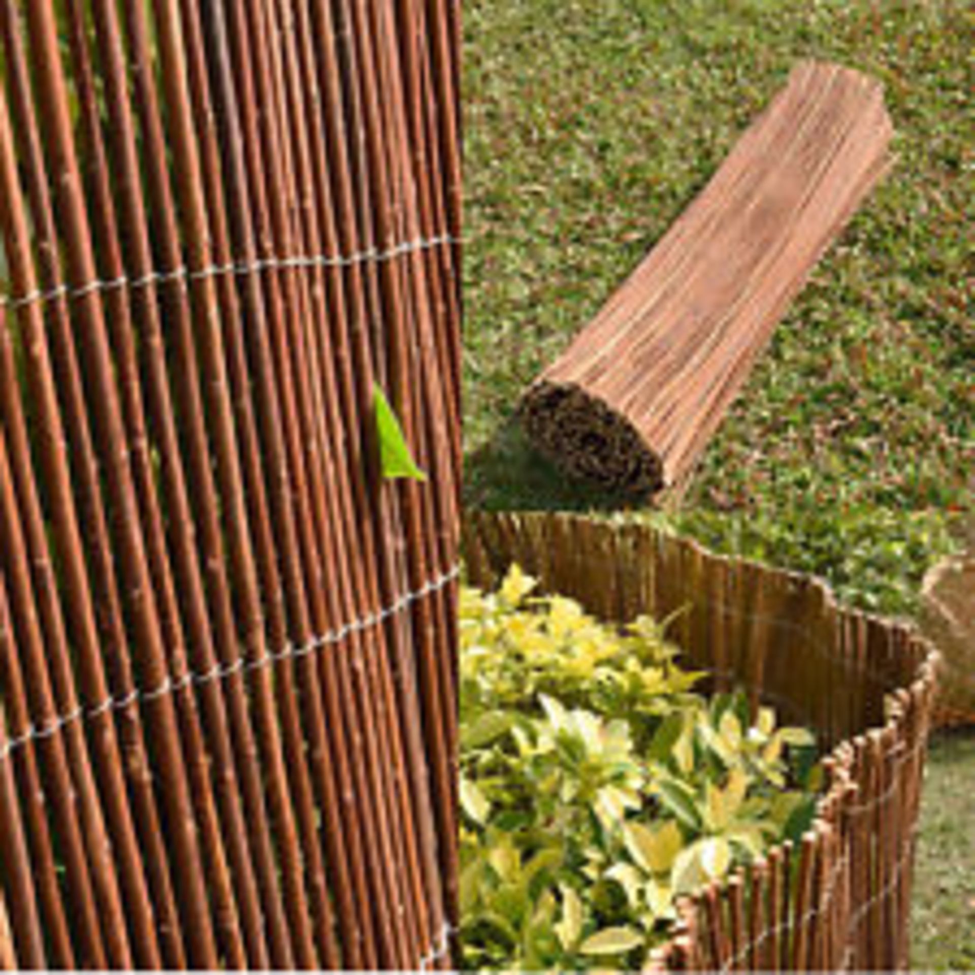 1 BAGGED BAMBOO MESH FENCE RRP £199