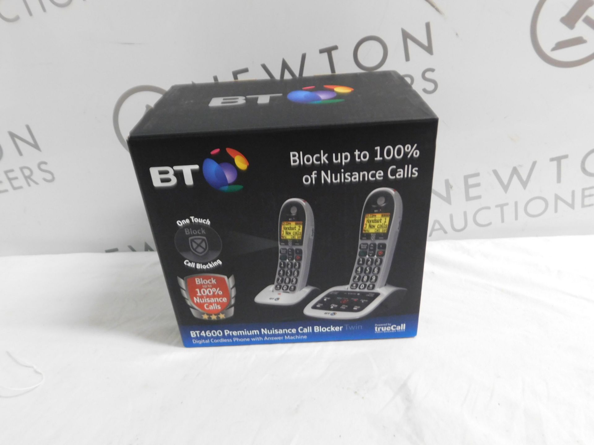 1 BOXED BT4600 PREMIUM NUISANCE CALL BLOCKER TWIN DIGITAL CORDLESS ANSWER PHONE RRP £89.99