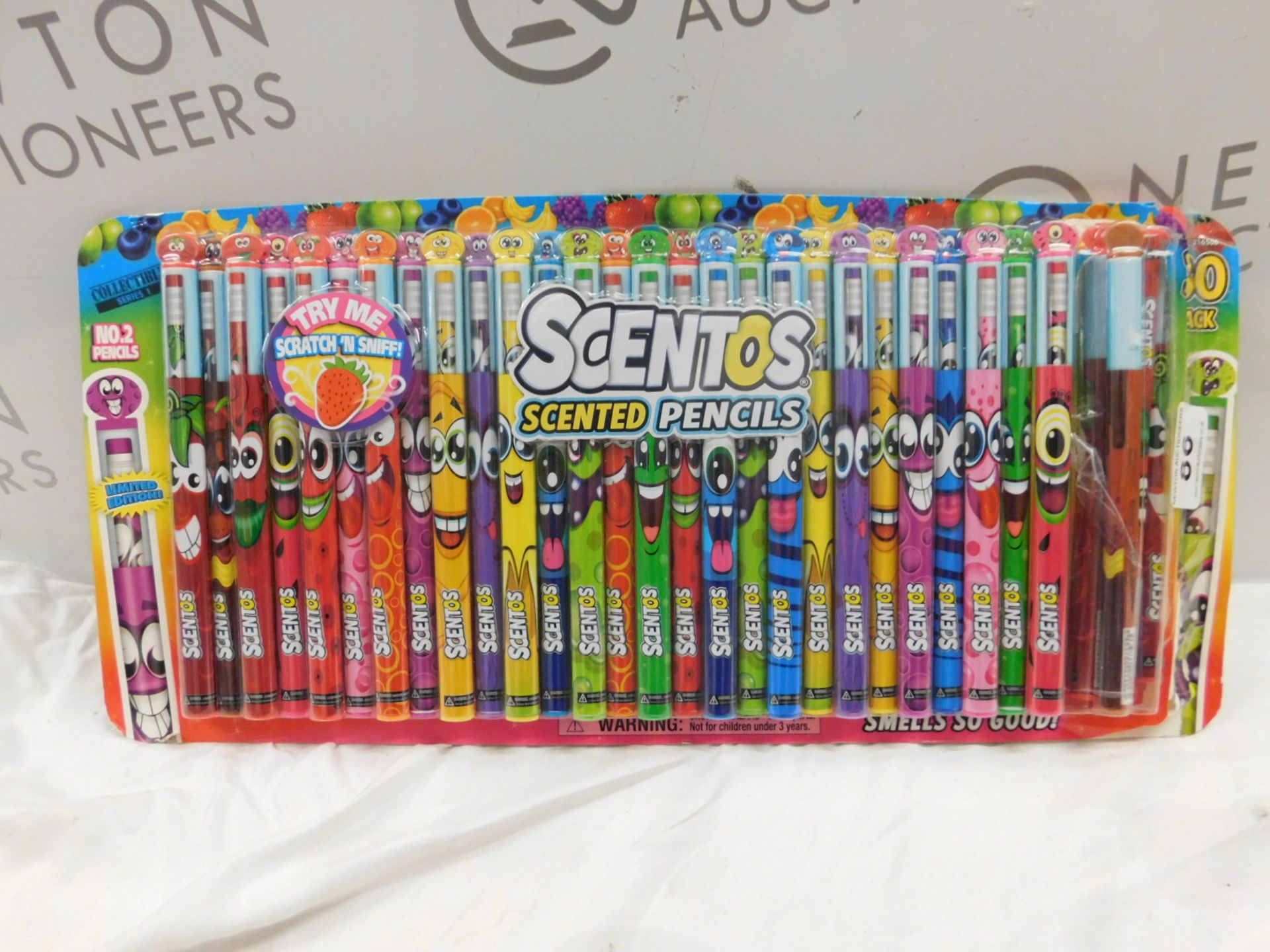 1 PACK OF APPROX 30 SCENTOS SCRATCH 'N' SNIFF PENCILS RRP £19.99