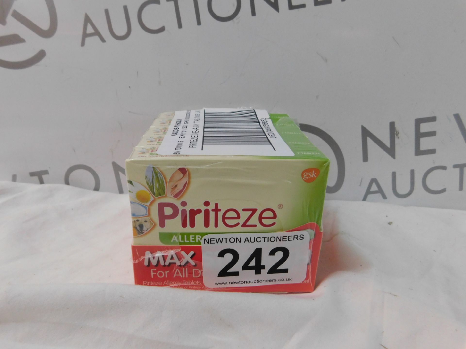 5 BOXES OF PIRITEZE MAX STRENGTH ALLERGY TABLETS (7 TABLETS PER BOX) RRP £29.99 (EXPIRY 01/2020)