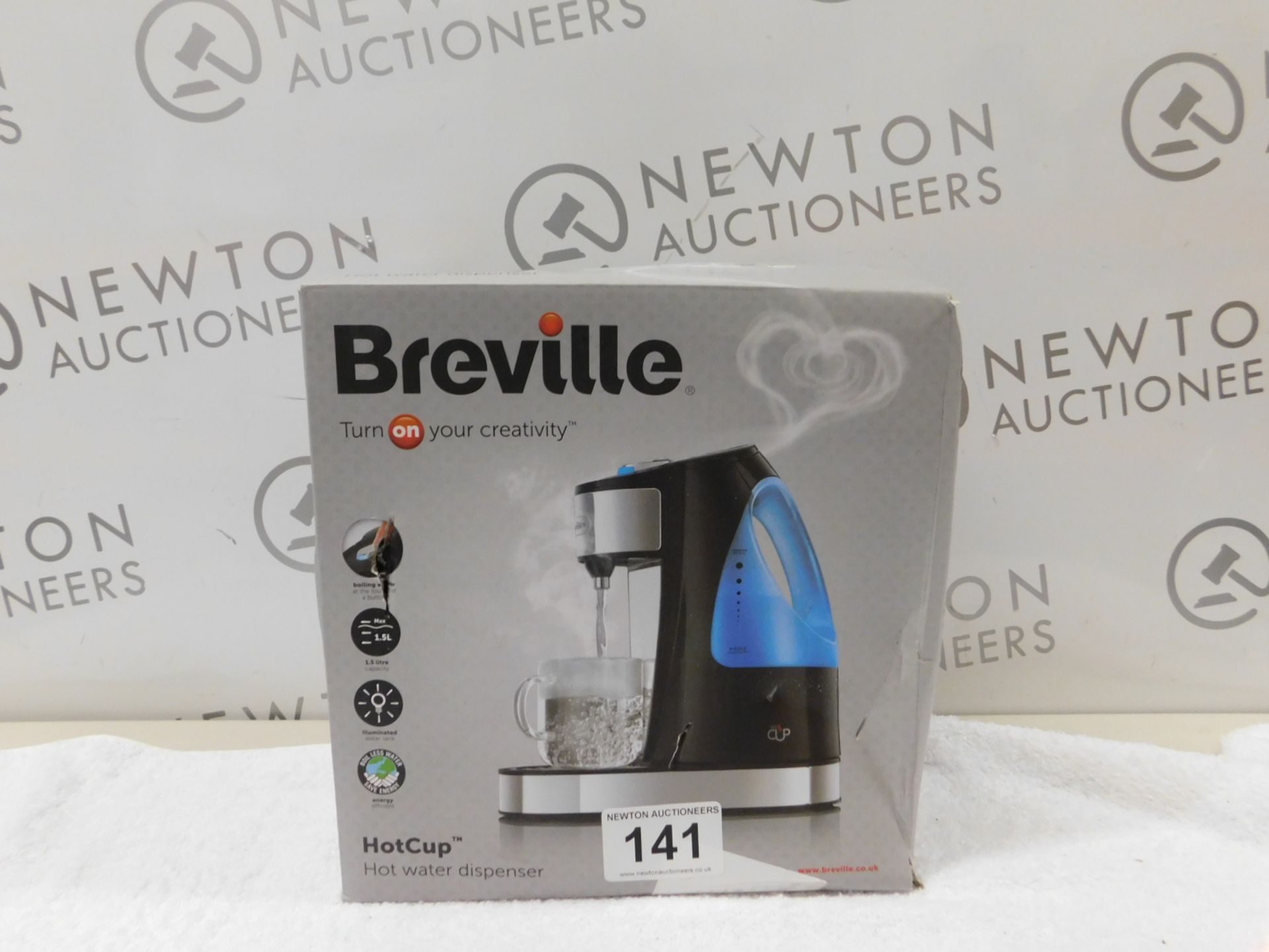 1 BOXED BREVILLE VKJ142 HOT CUP HOT WATER DISPENSER RRP £49.99