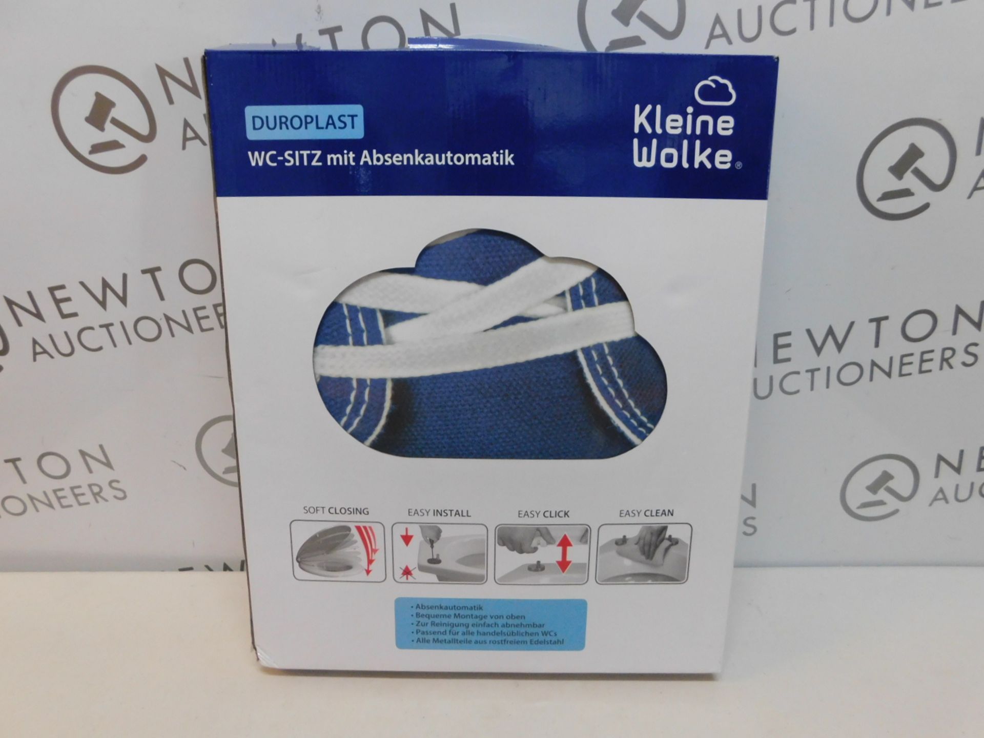 1 BOXED KLEINE WOLKE WC TOILET SEAT RRP £34.99