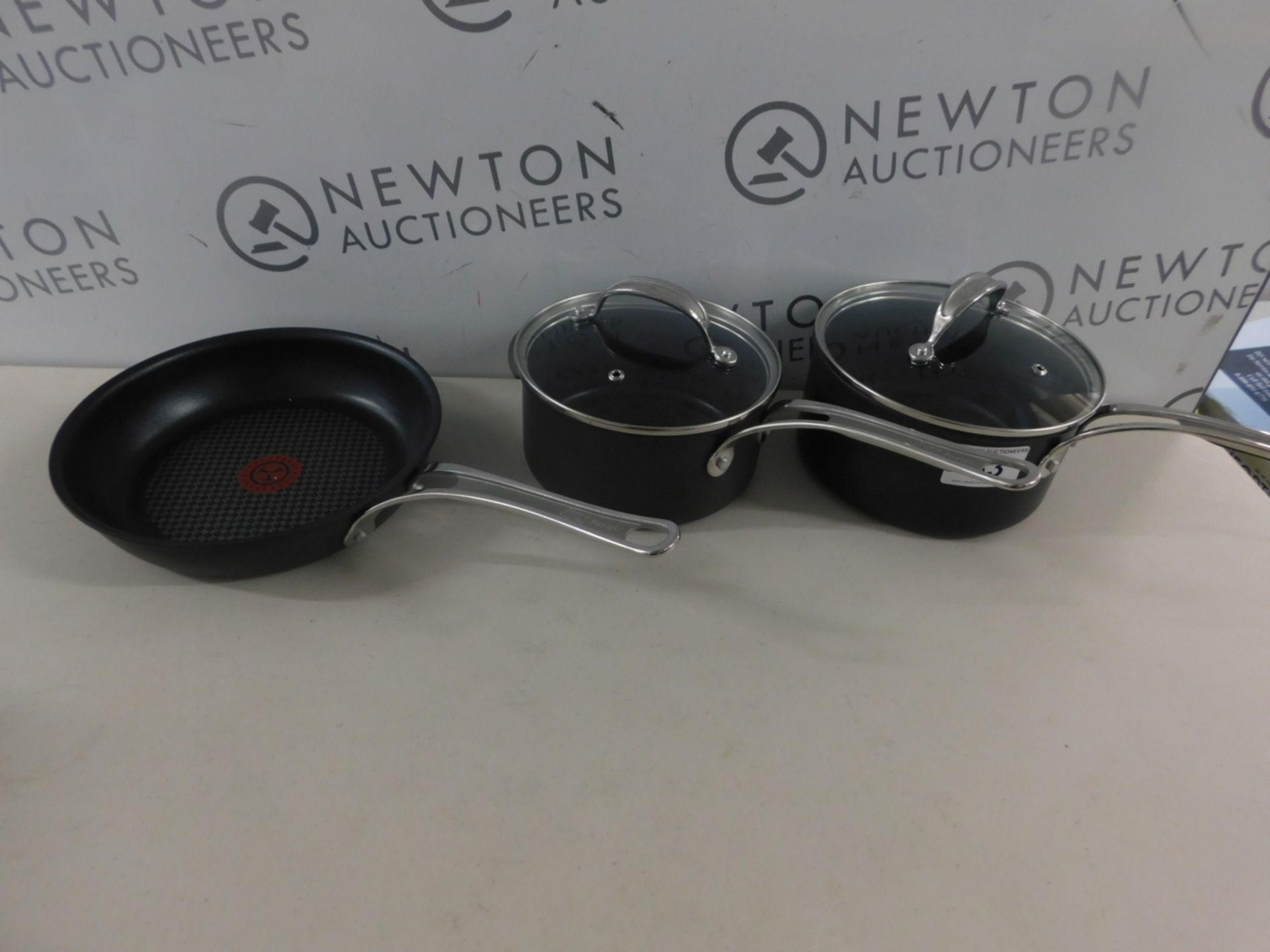 1 JAMIE OLIVER TEFAL 5-PIECE HARD ANODISED INDUCTION SET RRP £299