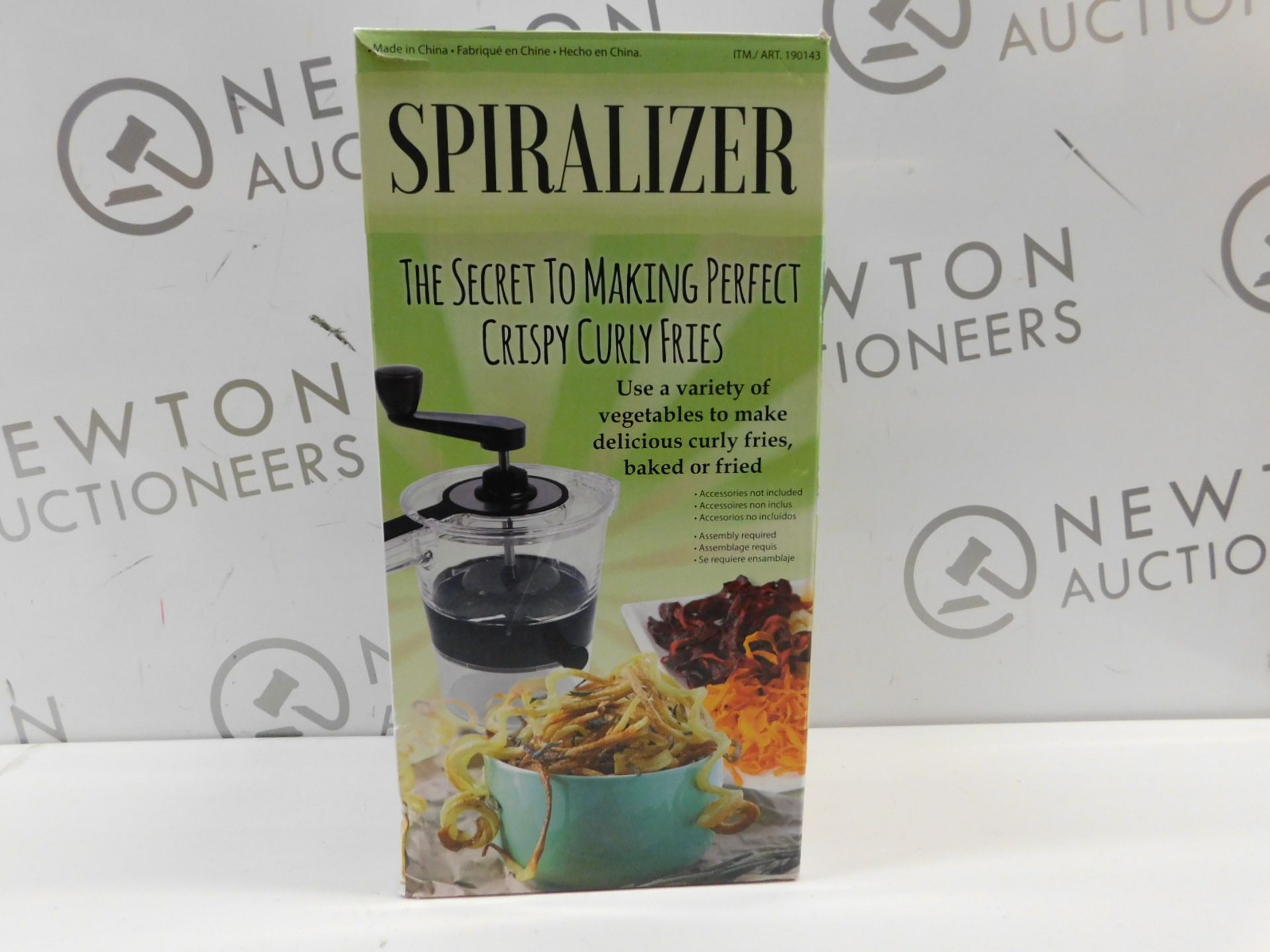 1 BOXED SPIRALIZER FOR THEM PERFECT CRISPY CURLY FRIES RRP £24.99