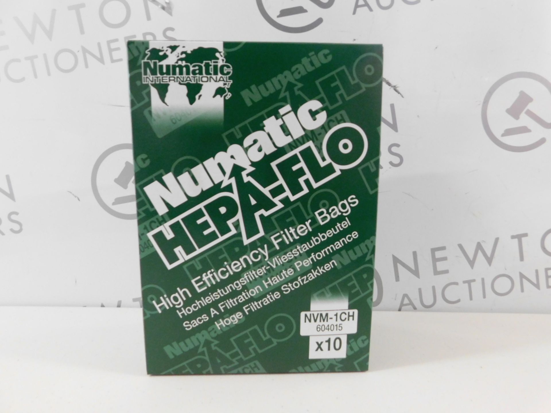 1 BRAND NEW BOX OF 10 NUMATIC NVM-1CH HIGH EFFICIENCY FILTER BAGS RRP £14.99