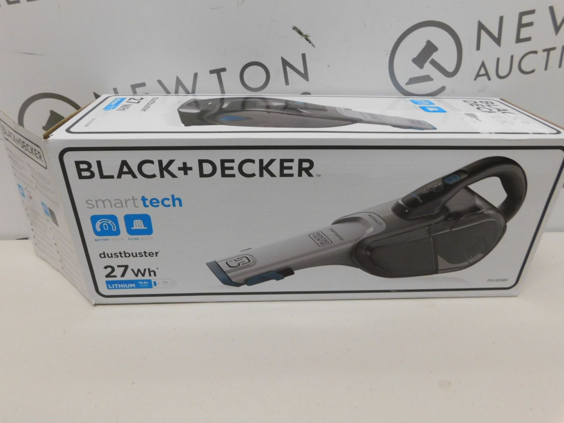 1 BOXED BLACK & DECKER DUSTBUSTER 10.8V COMPRESSED LITHIUM HANDHELD VACUUM RRP £90