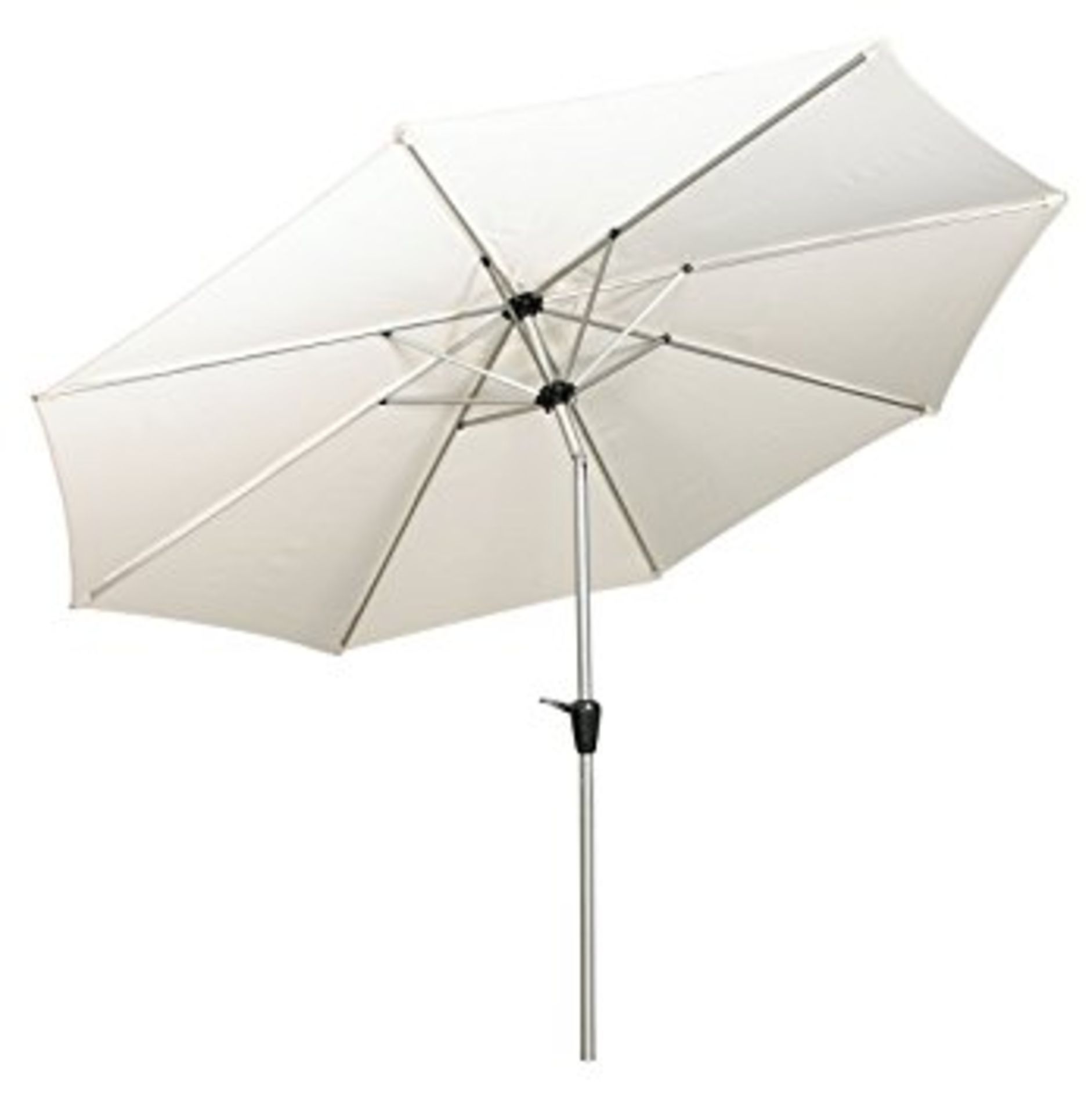 1 BOXED ROYALCRAFT 3M STAINLESS LOOK PARASOL IVORY RRP £89