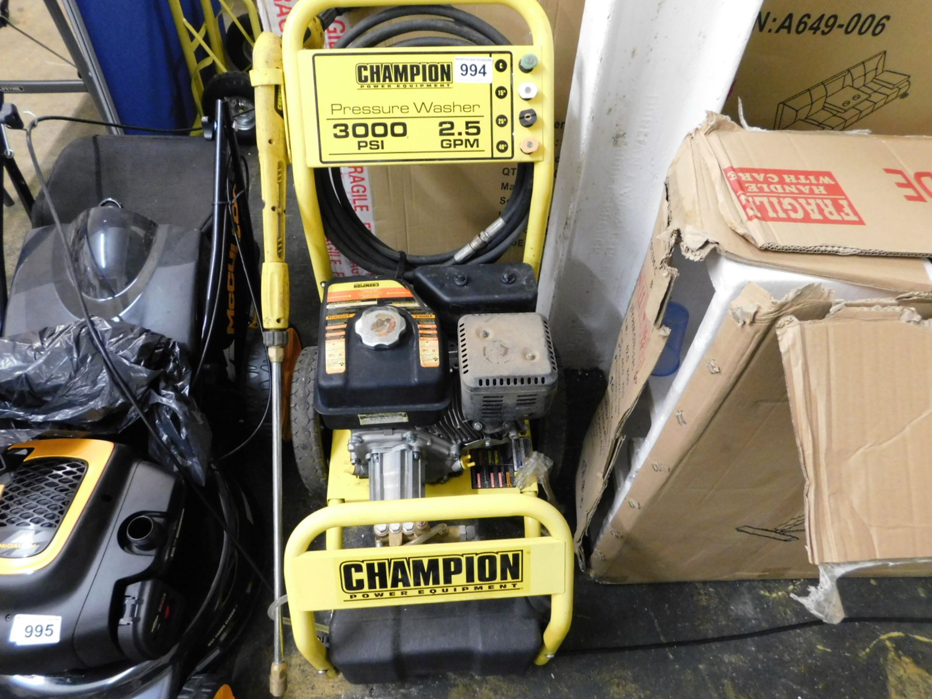 1 CHAMPION 3000 PSI PETROL HIGH PRESSURE WASHER RRP £499