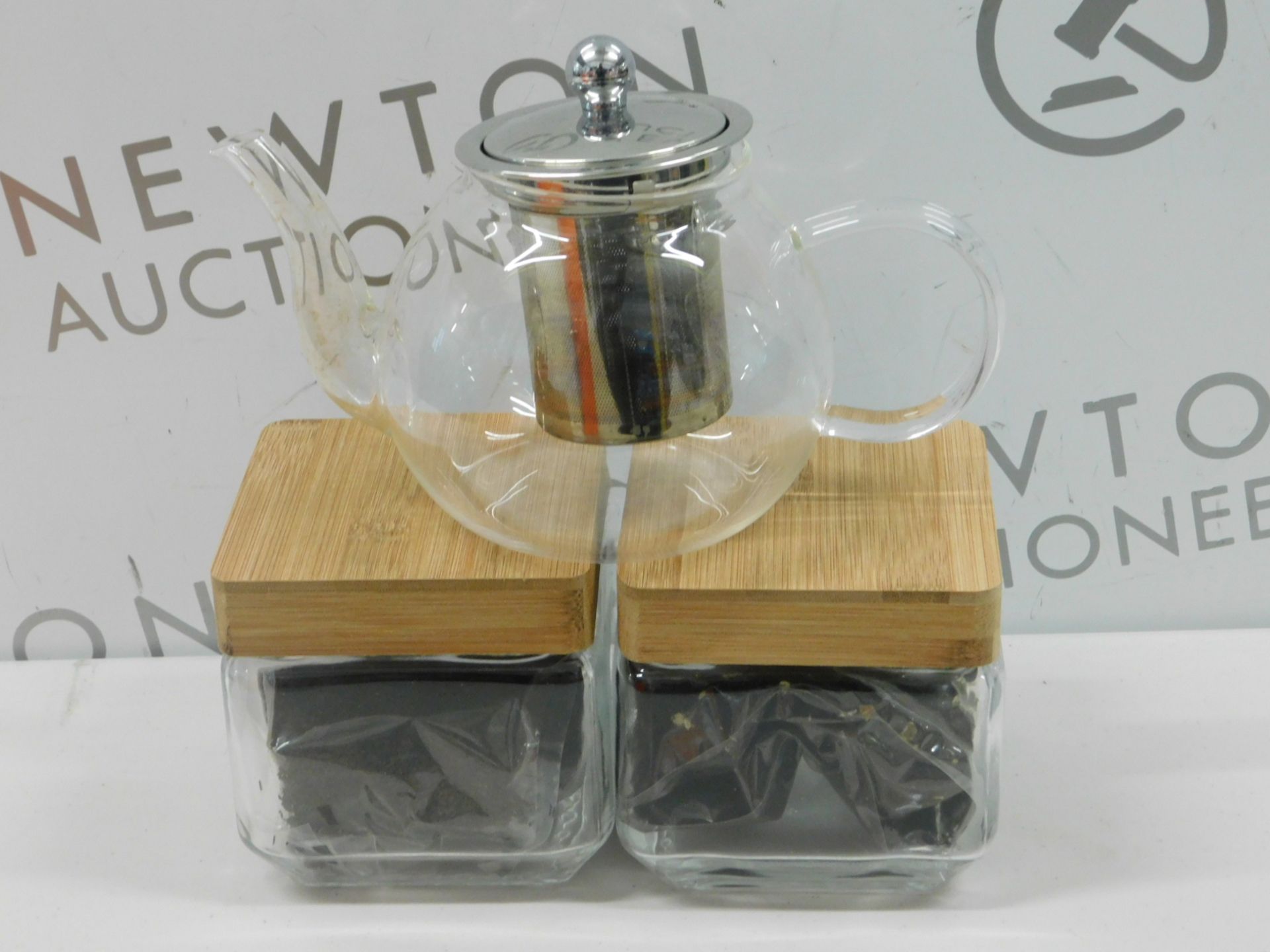 1 GLASS INFUSER TEAPOT GIFT SET RRP £29.99