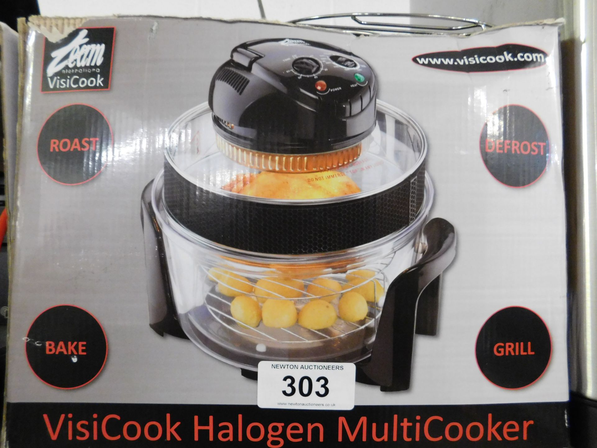 1 BOXED VISICOOK HALO CHEF HALOGEN COOKER RRP £89.99