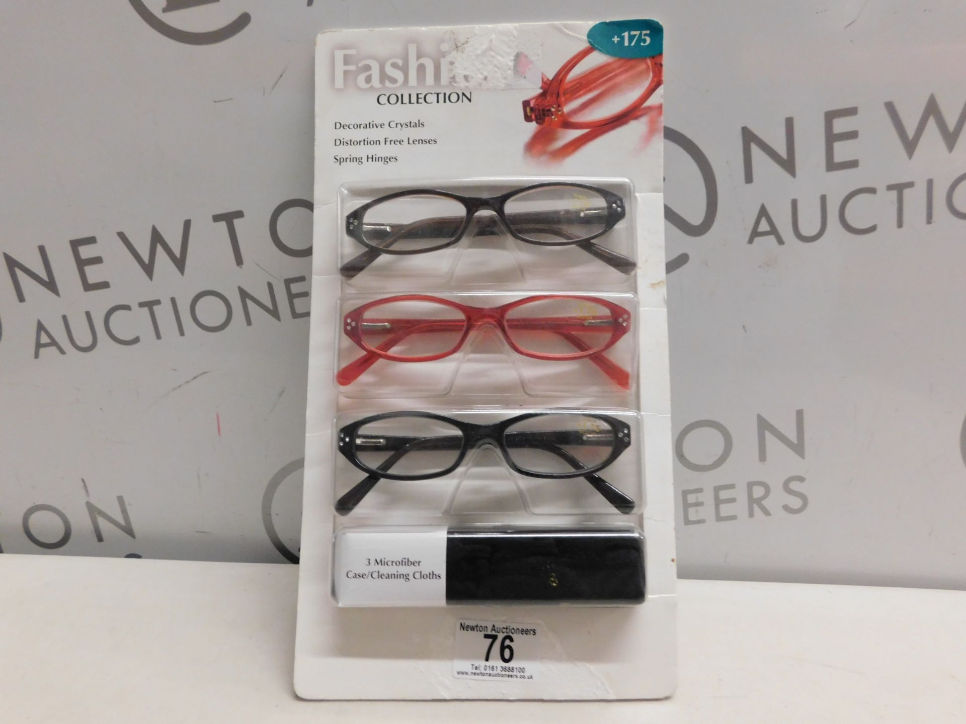1 PACK OF FASHION COLLECTION READING GLASSES IN +1.75 STRENGTH RRP £19.99