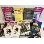 A collection of sales brochures and ephemera relating to various car manufacturers including