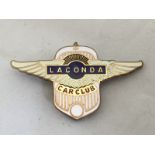 A Lagonda Car Club enamel lapel badge by Firmin of London.