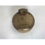 A British Rail Southern Region brass two gallon petrol can cap.