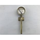 A rare Palmer brass tyre gauge in very good condition.