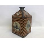 A Notwen Motor Oil pyramid gallon can in excellent condition.