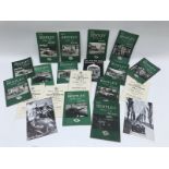 A quantity of early Bentley drivers' reviews etc. also Bentley Drivers Club programmes.