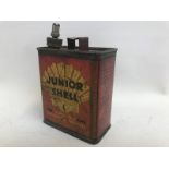 A Junior Shell oil can in good condition.