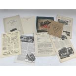 A quantity of Alvis leaflets etc.