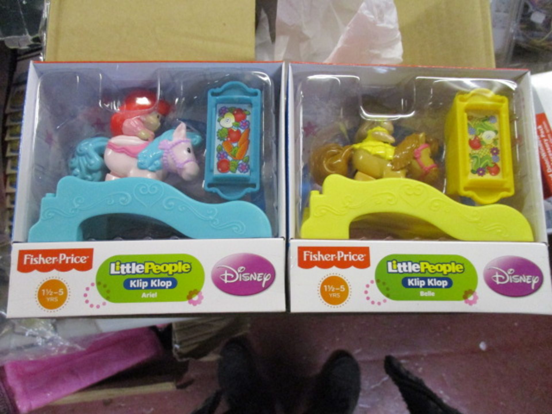 New and sealed Fisher price little people klip klop assorted colours will be picked at random
