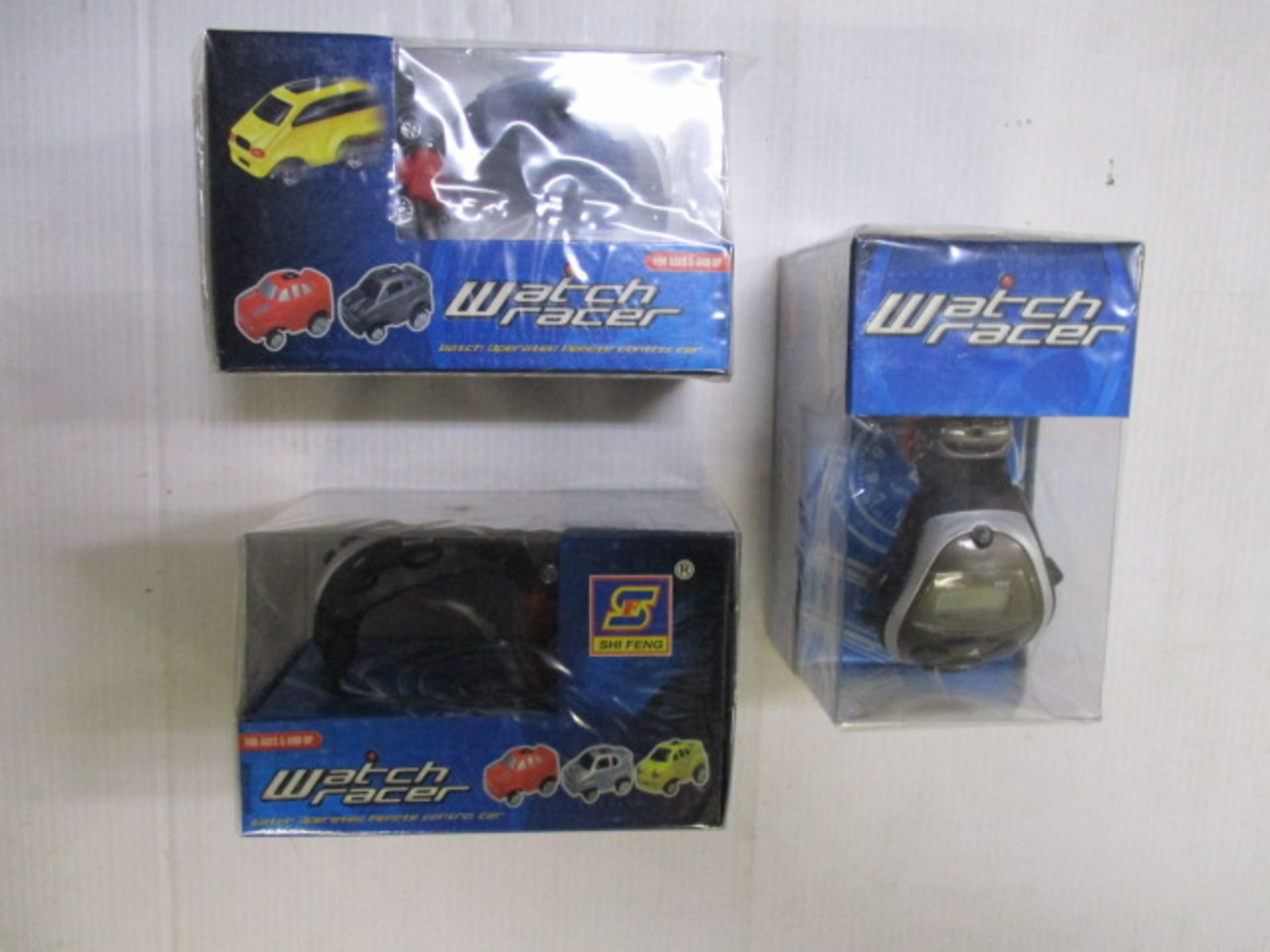 New and sealed Remote control watch racer 3pcs in lot assorted colours