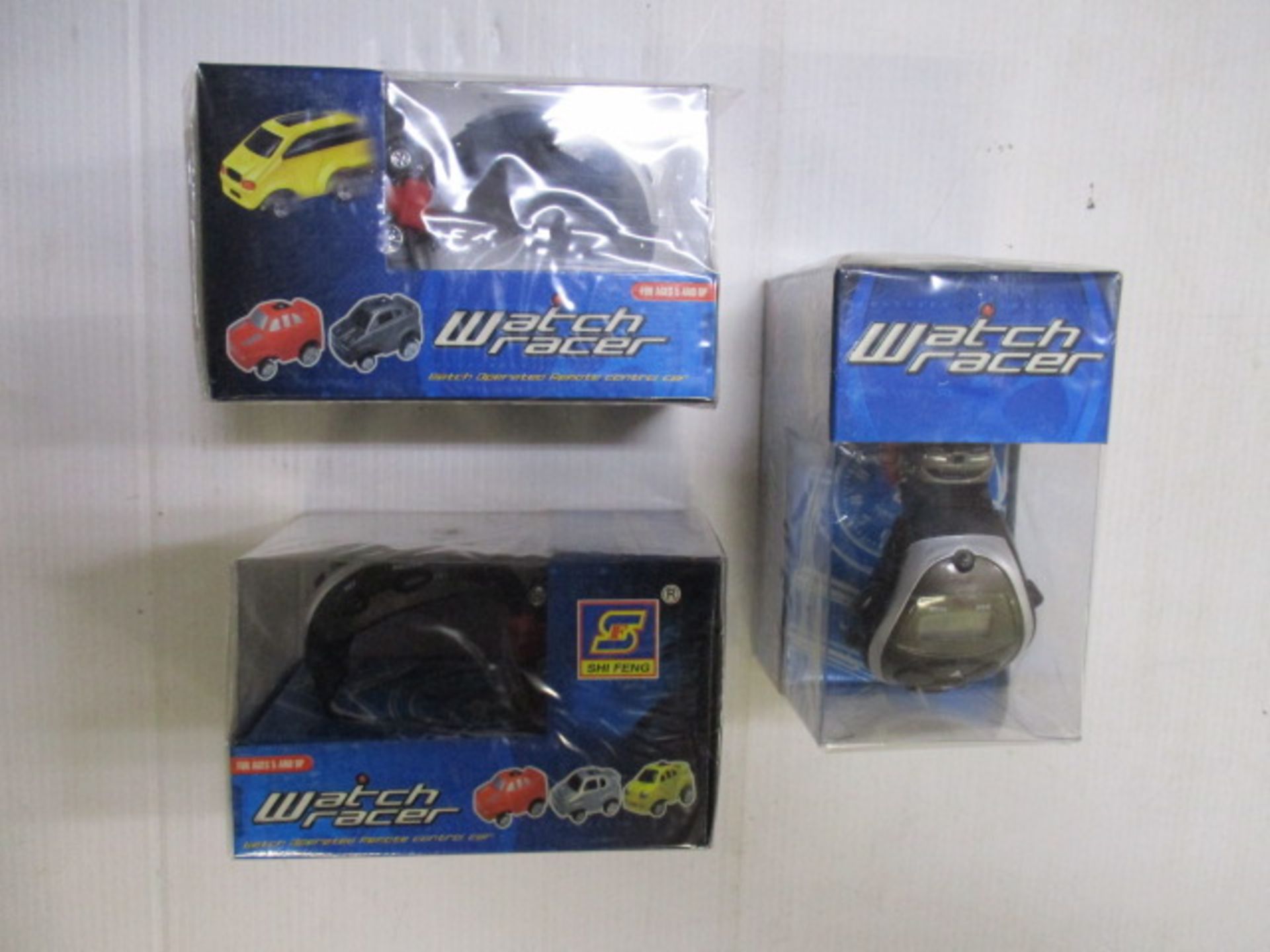 New and sealed Remote control watch racer 3pcs in lot assorted colours