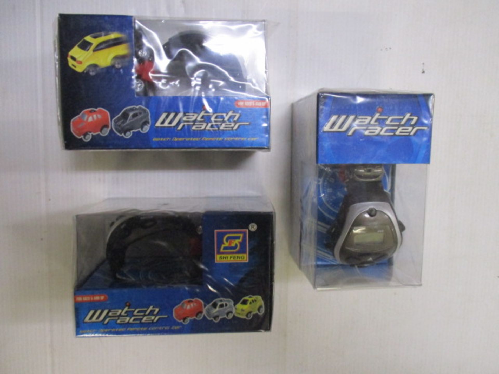 New and sealed Remote control watch racer 3pcs in lot assorted colours