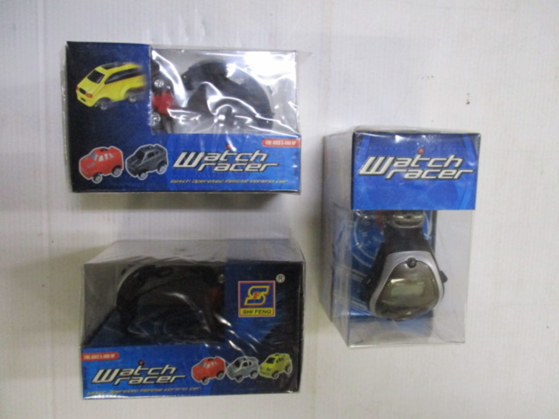 New and sealed Remote control watch racer 3pcs in lot assorted colours