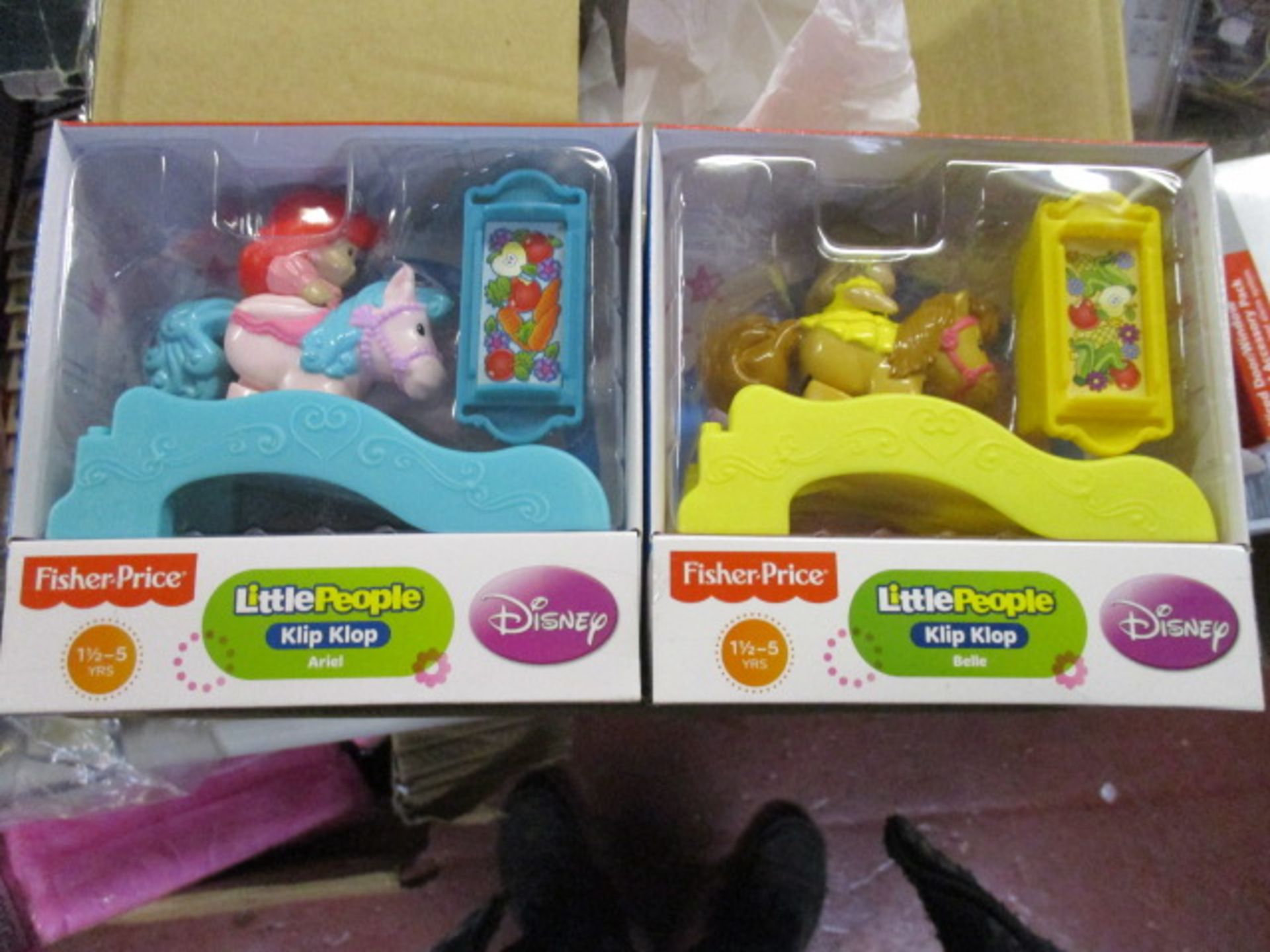 New and sealed Fisher price little people klip klop assorted colours will be picked at random