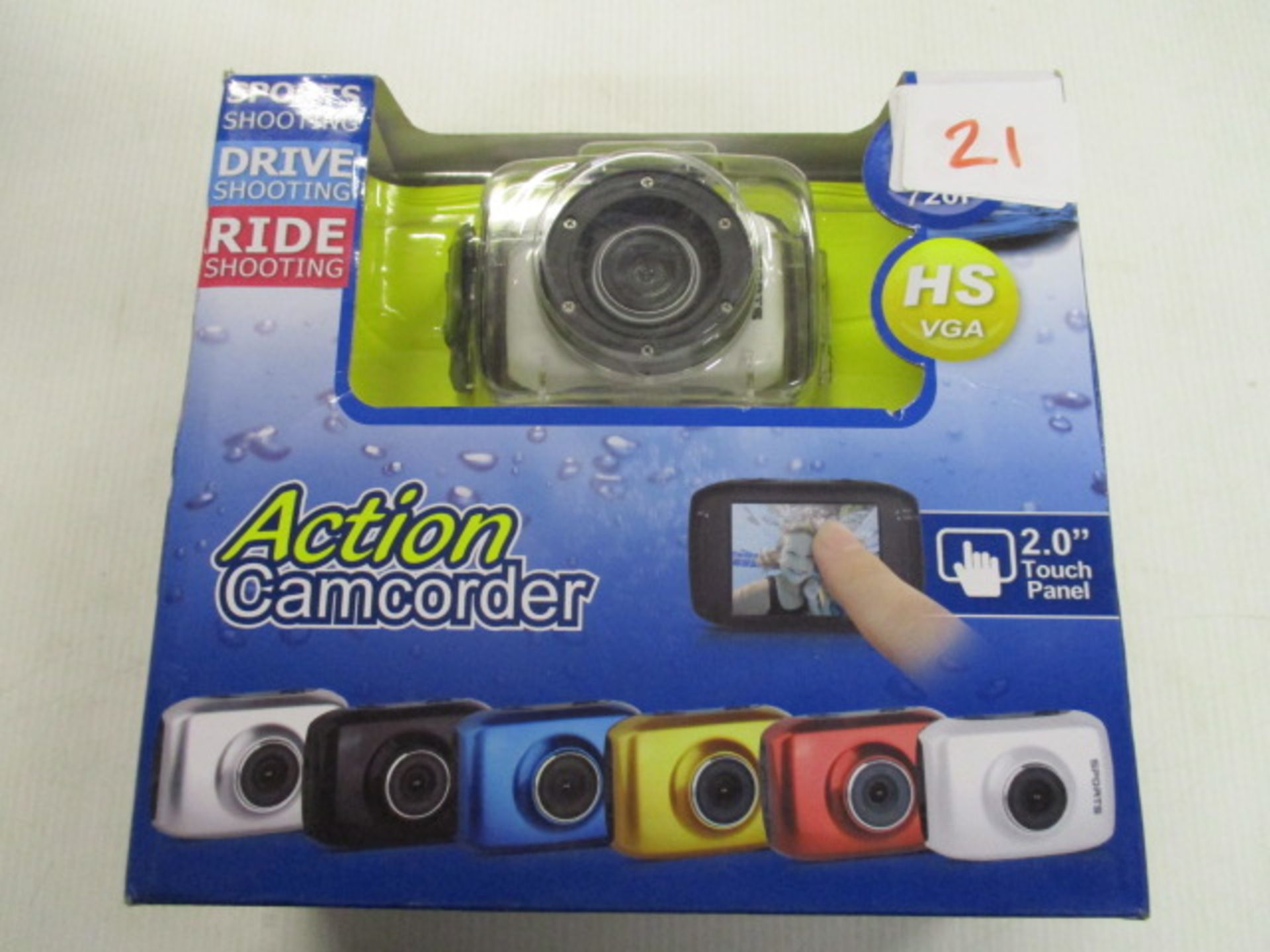 Unopened unused HSHD action cam recorder white colour similar to go pro