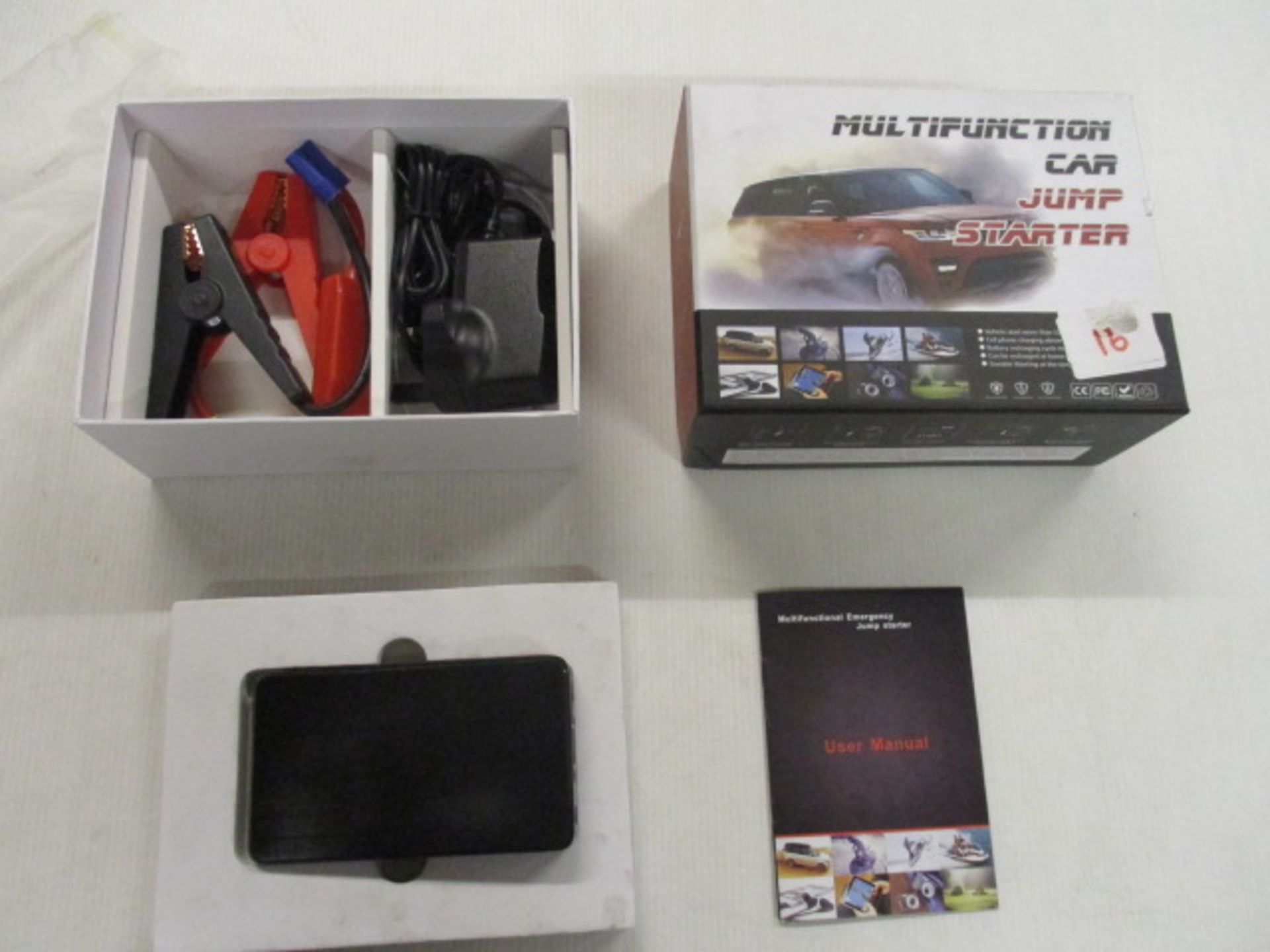 New and sealed slim line multy function jump starter for cars RRP 79.99