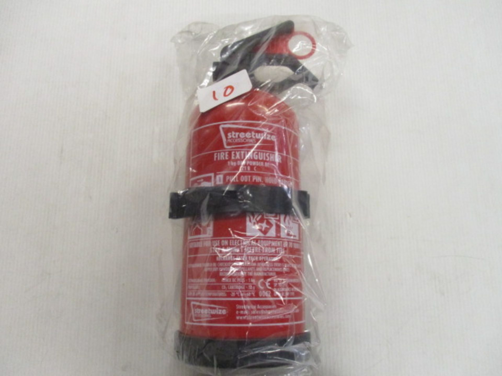 Unused 1kg dry poweder fire extinguisher