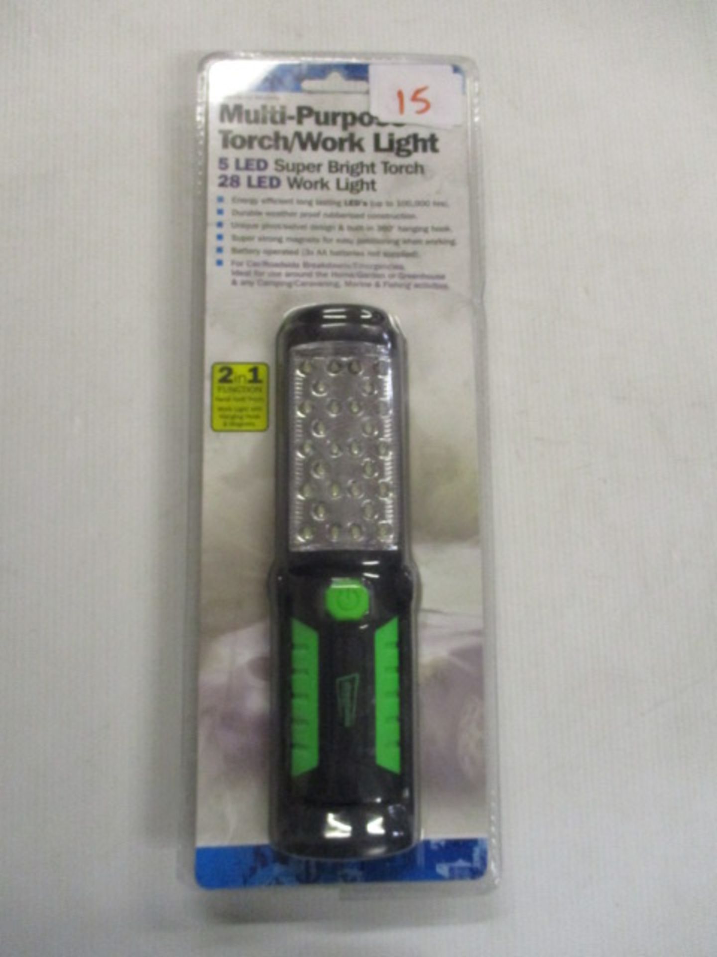 Multy purpose torch with 33led unopened